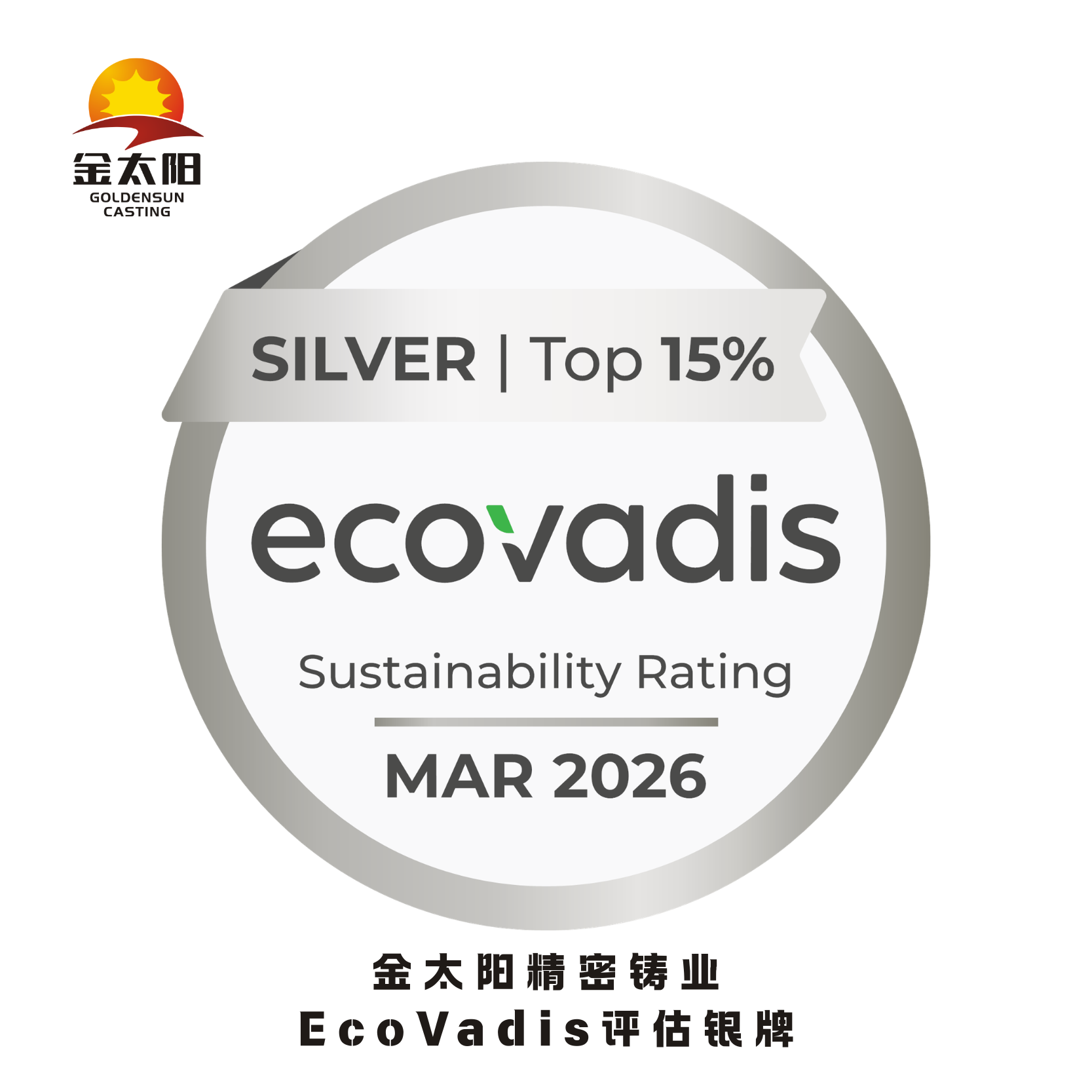 从铜到银：南宫28数控机械摘取可持续开展“绿色通行证”，彰显细分领域领军实力